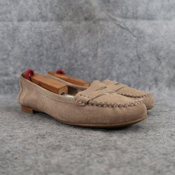 Michael Kors Shoes - Michael Kors Shoes Womens 6.5 Loafer Leather Moccasin Slip On Fashion Career Tan